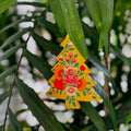 Décoration en bois peinte à la main – Sapin