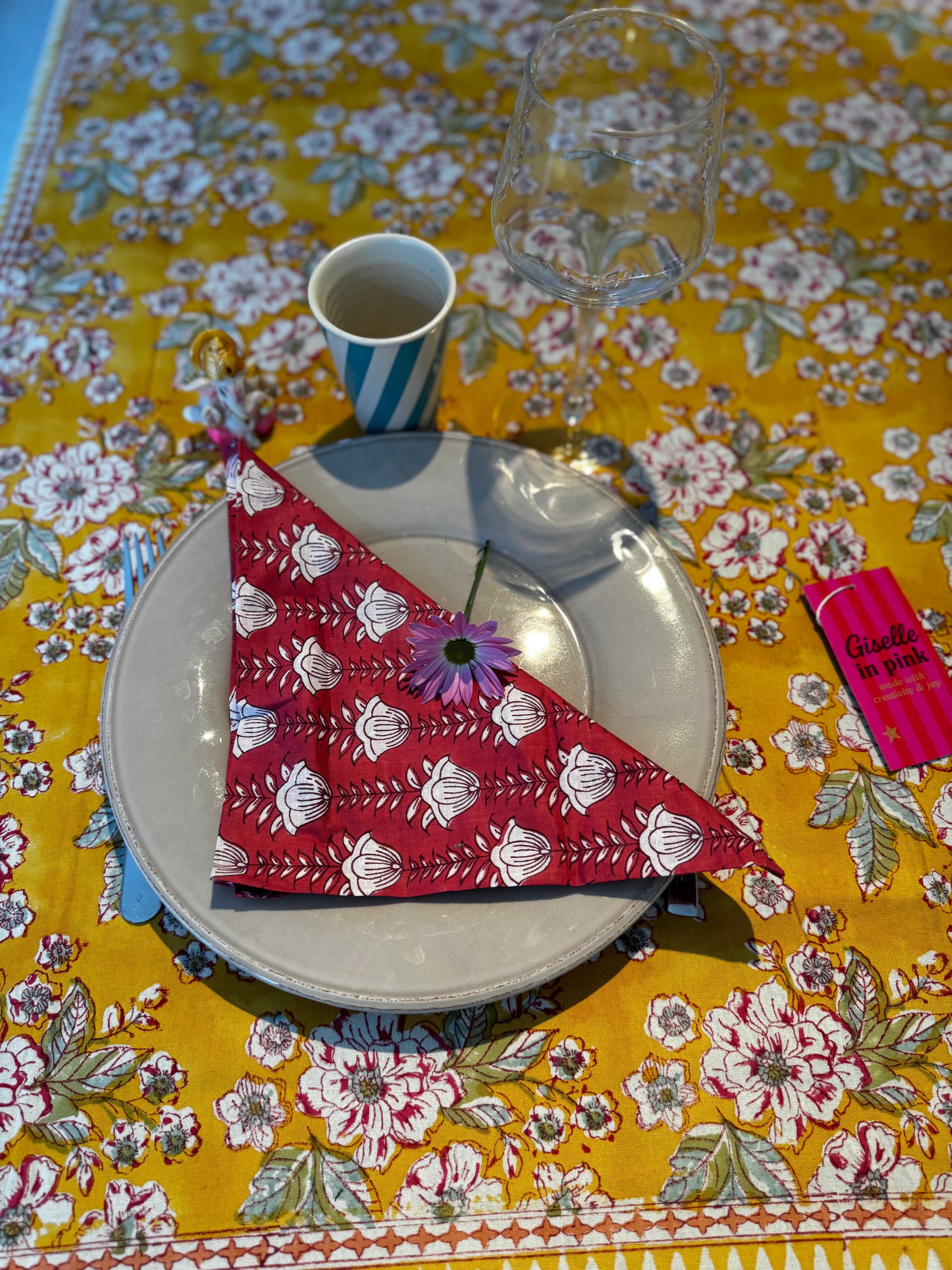Set de 4 serviettes de table