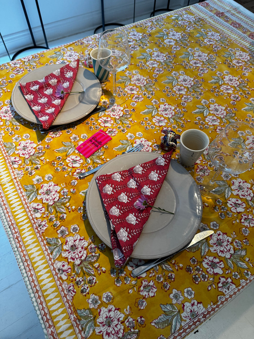 Set de 4 serviettes de table