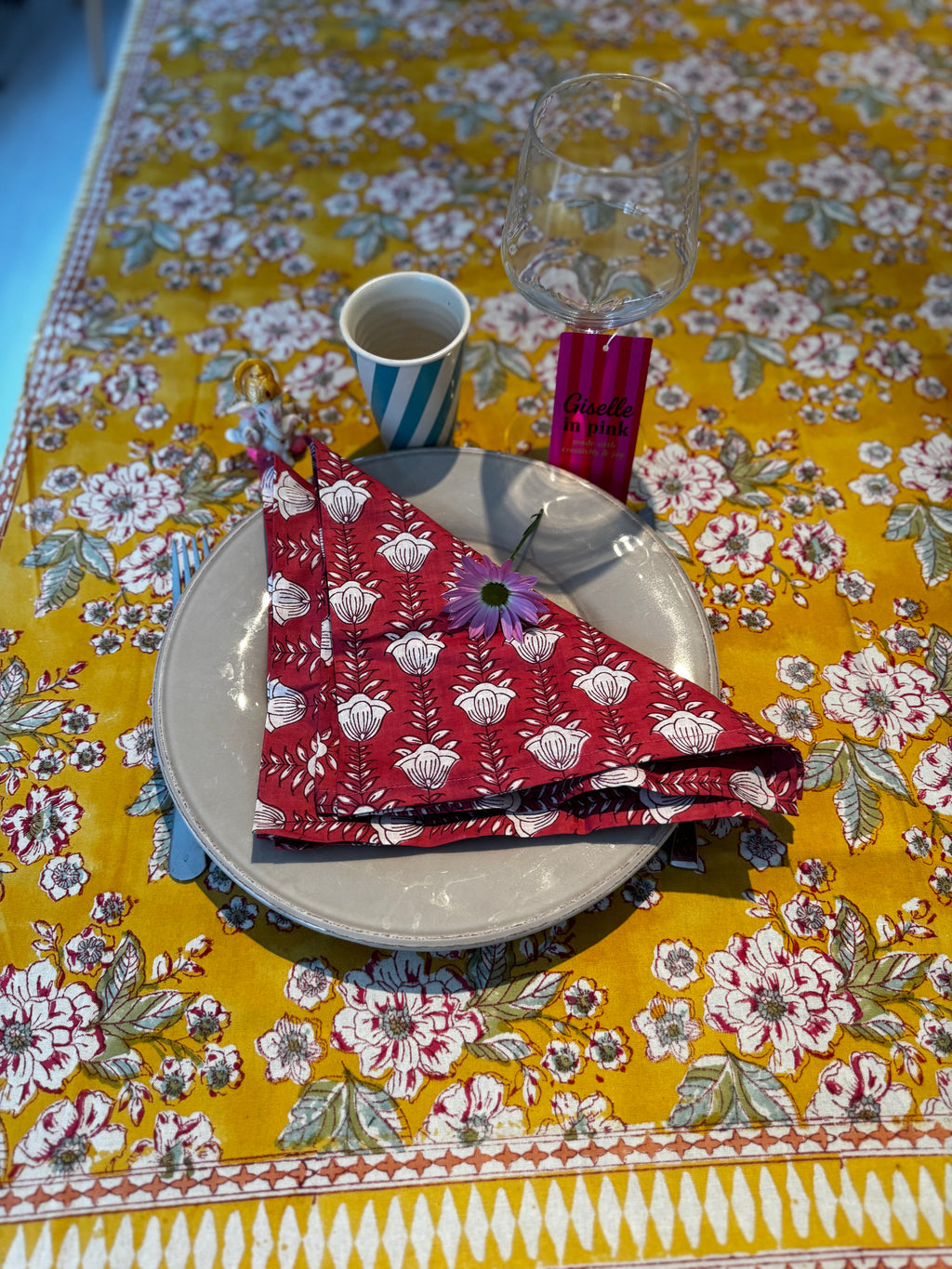 Set de 4 serviettes de table