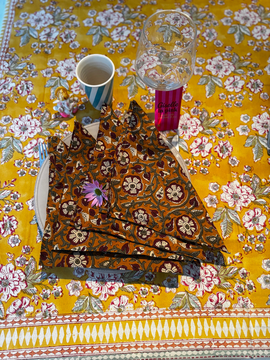 Set de 4 serviettes de table