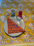 Set de 2 serviettes de table dépareillées