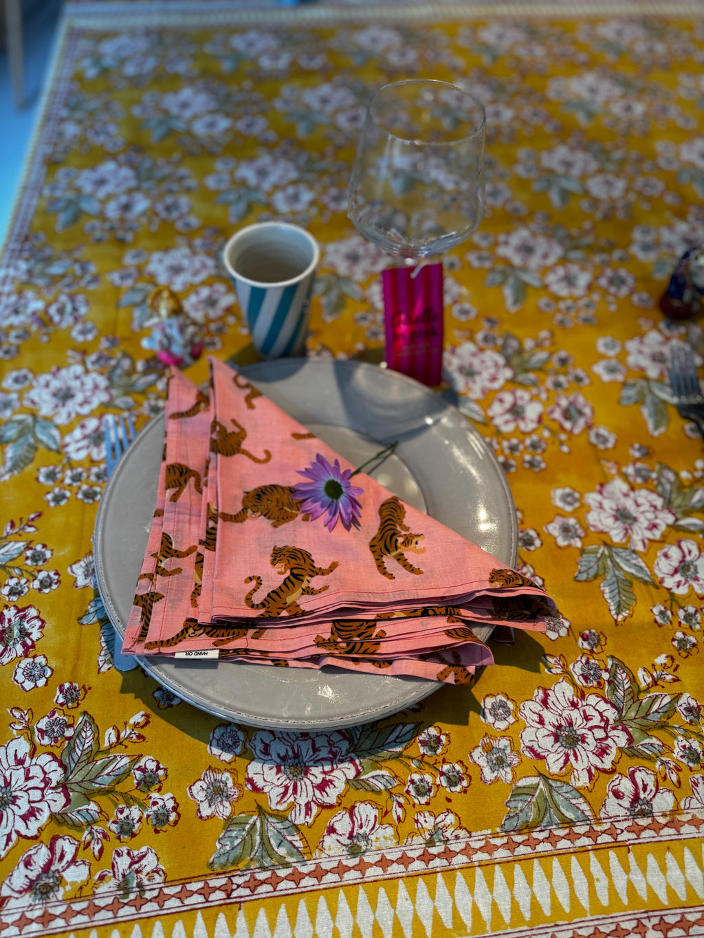 Set de 2 serviettes de table