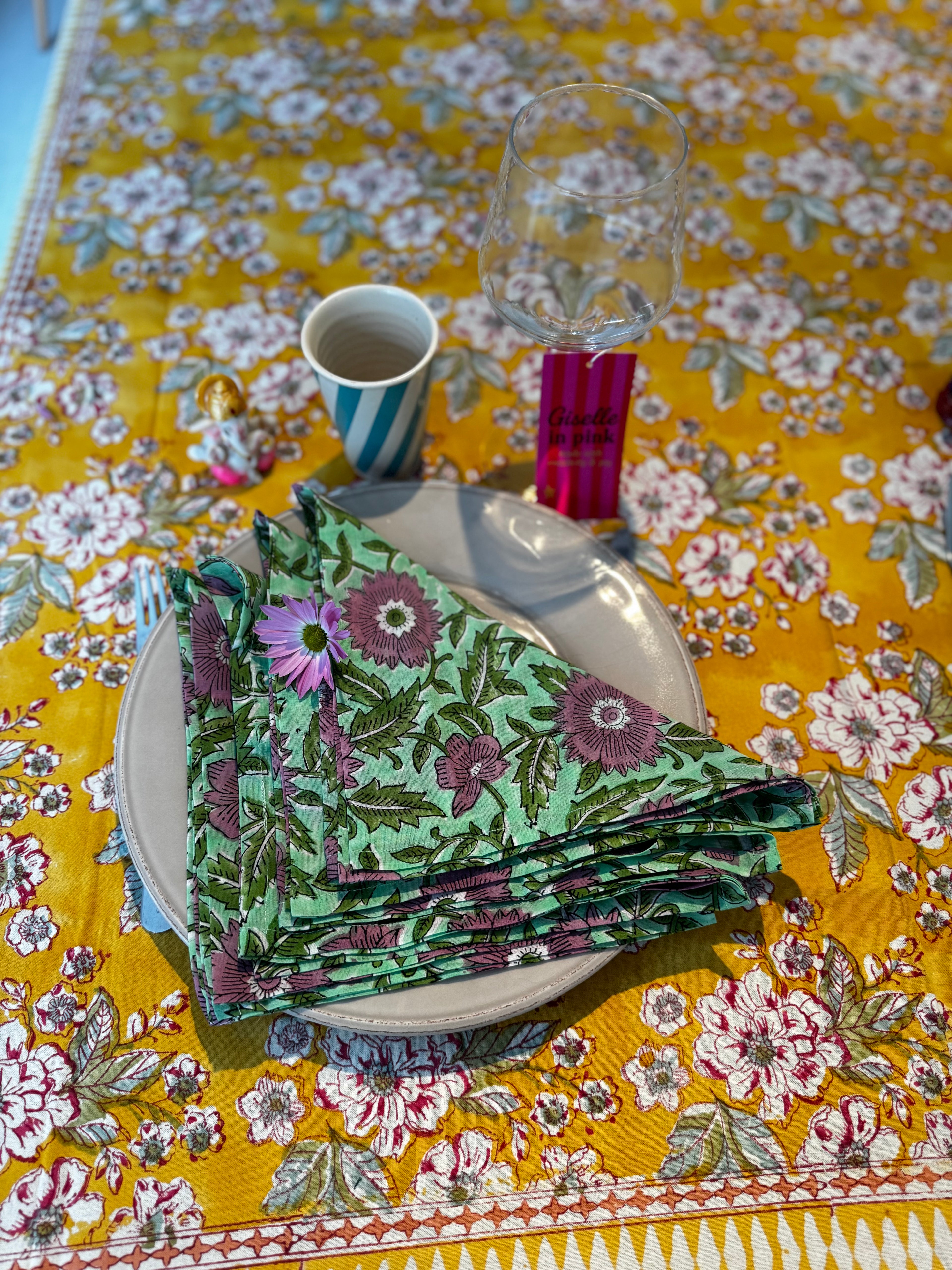 Set de 4 serviettes de table