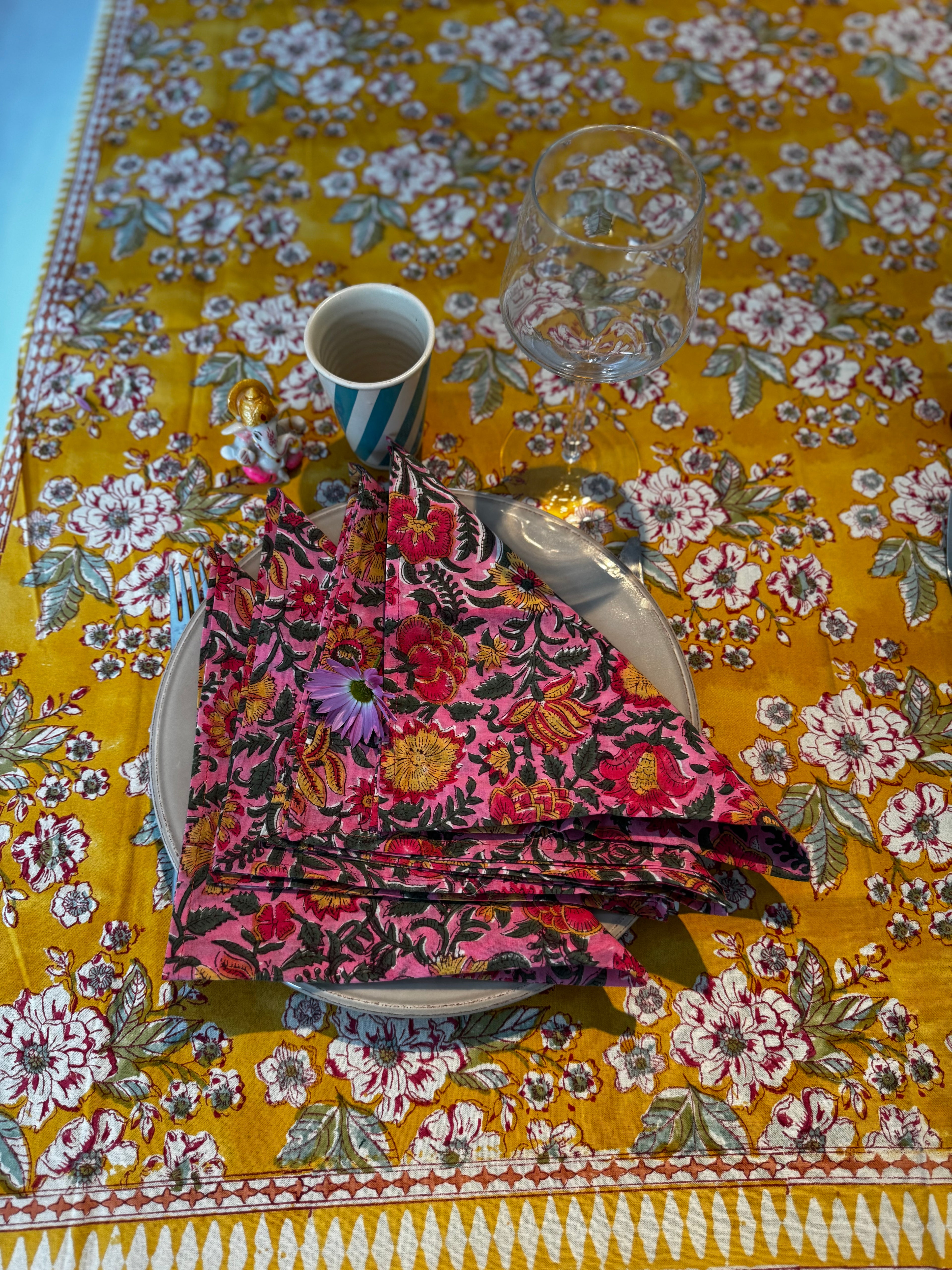 Set de 4 serviettes de table